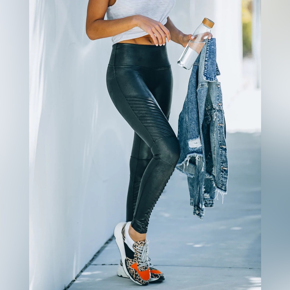 Spanx Moto Leather Legging Size SP